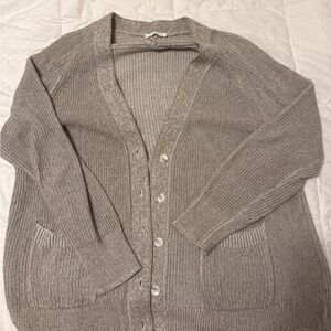 Elegant Women's Gray Cardigan by Neuflora